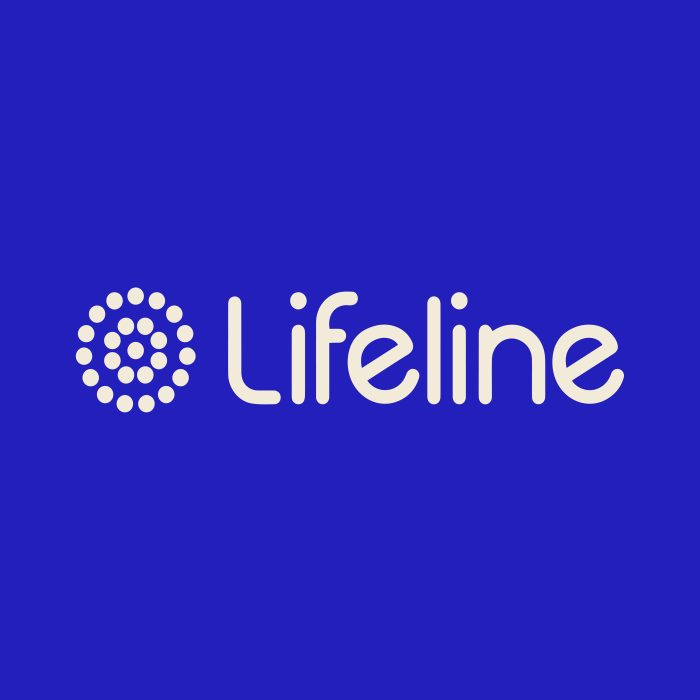 Lifeline logo – Blue