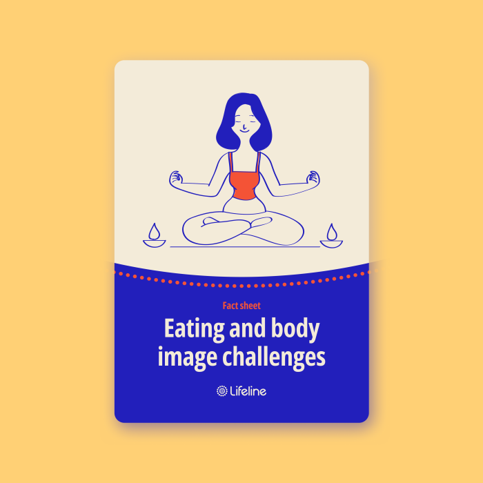 Fact sheet – Eating and body image challenges