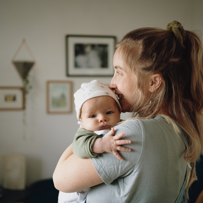 Woman with young baby – Pregnancy - parenthood