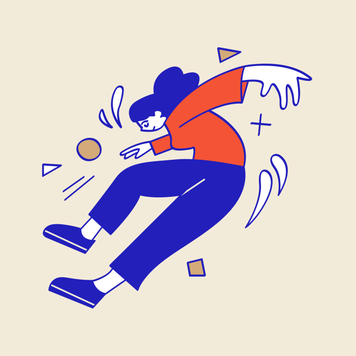 Illustrations – Panic attacks – Beige